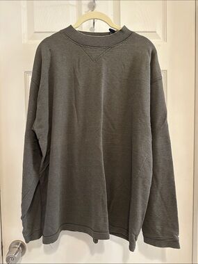 GAP Vintage Men's Crewneck Sweater Pullover in Charcoal Gray
